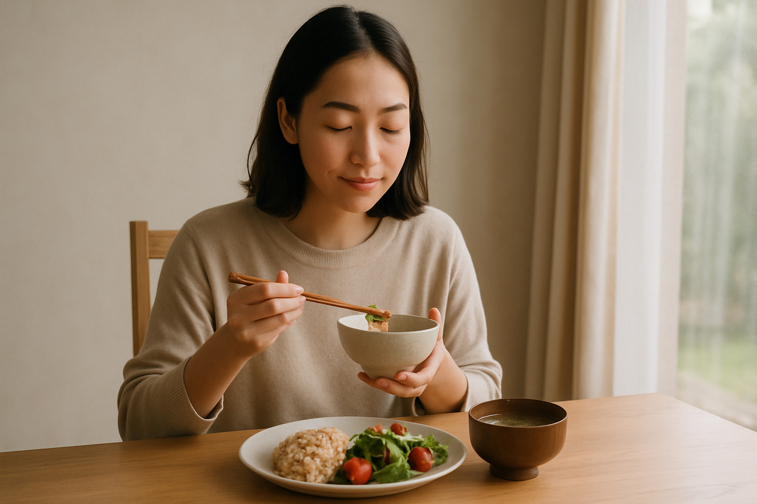 ゆっくり食べるという技術：食事に意識を向けるという選択
